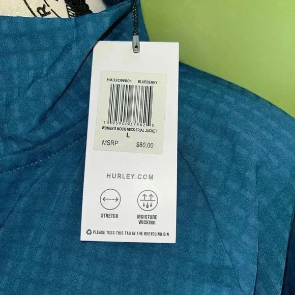 🆕 Hurley Women’s Mock Neck Trail Jacket - Picture 4 of 8